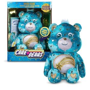 Care Bears Wish Bear Collector's Edition Blue Plush with Glow Belly